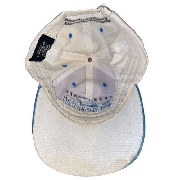 Carolina Panthers Hat NFL NFC Champions 2003 VTG Adjustable White Hat‎ Cap - Picture 2 of 3